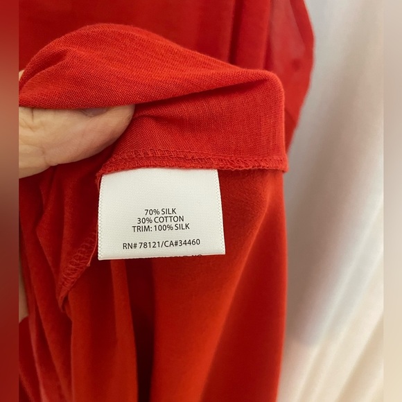 Eileen Fisher Flowy Tank Dress, size medium. Asymmetrical hem. - Picture 8 of 9